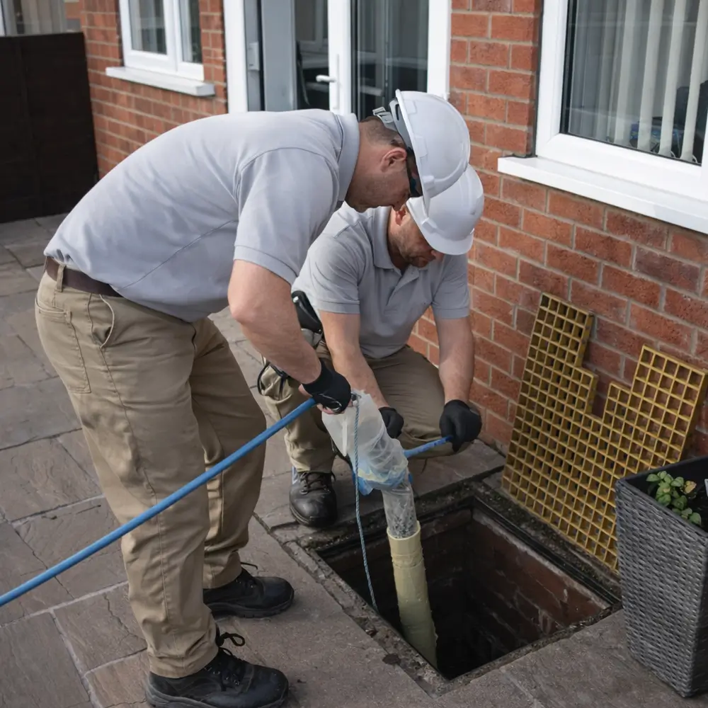 Blocked drain repair service in New Malden